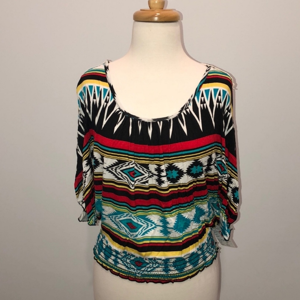 Tribal crochet top